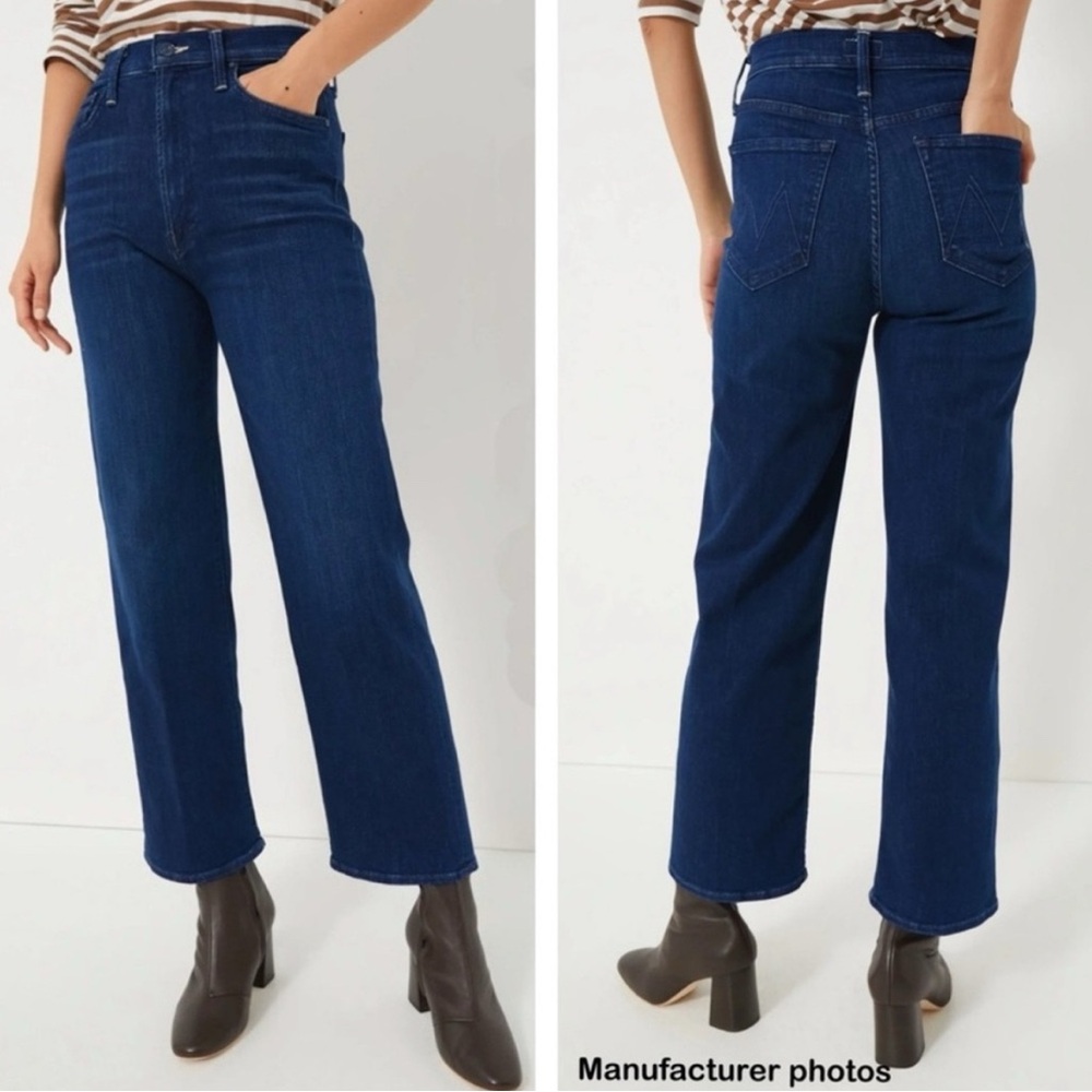 Mother The Rambler Zip Ankle Jeans in
Animal Instinct
